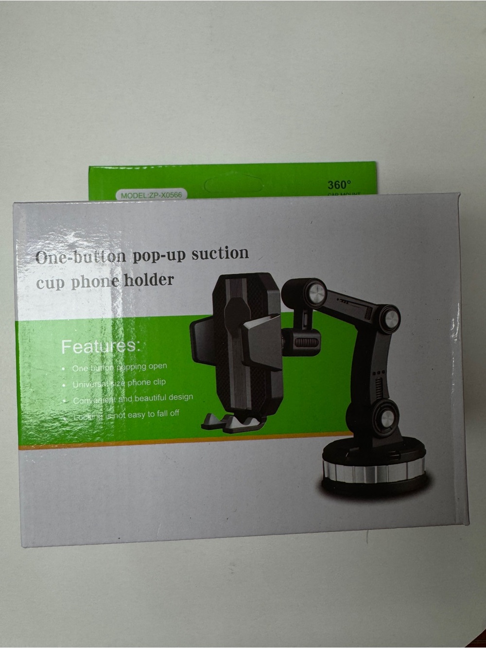 One-button pop-up suction cup phone holder (New)